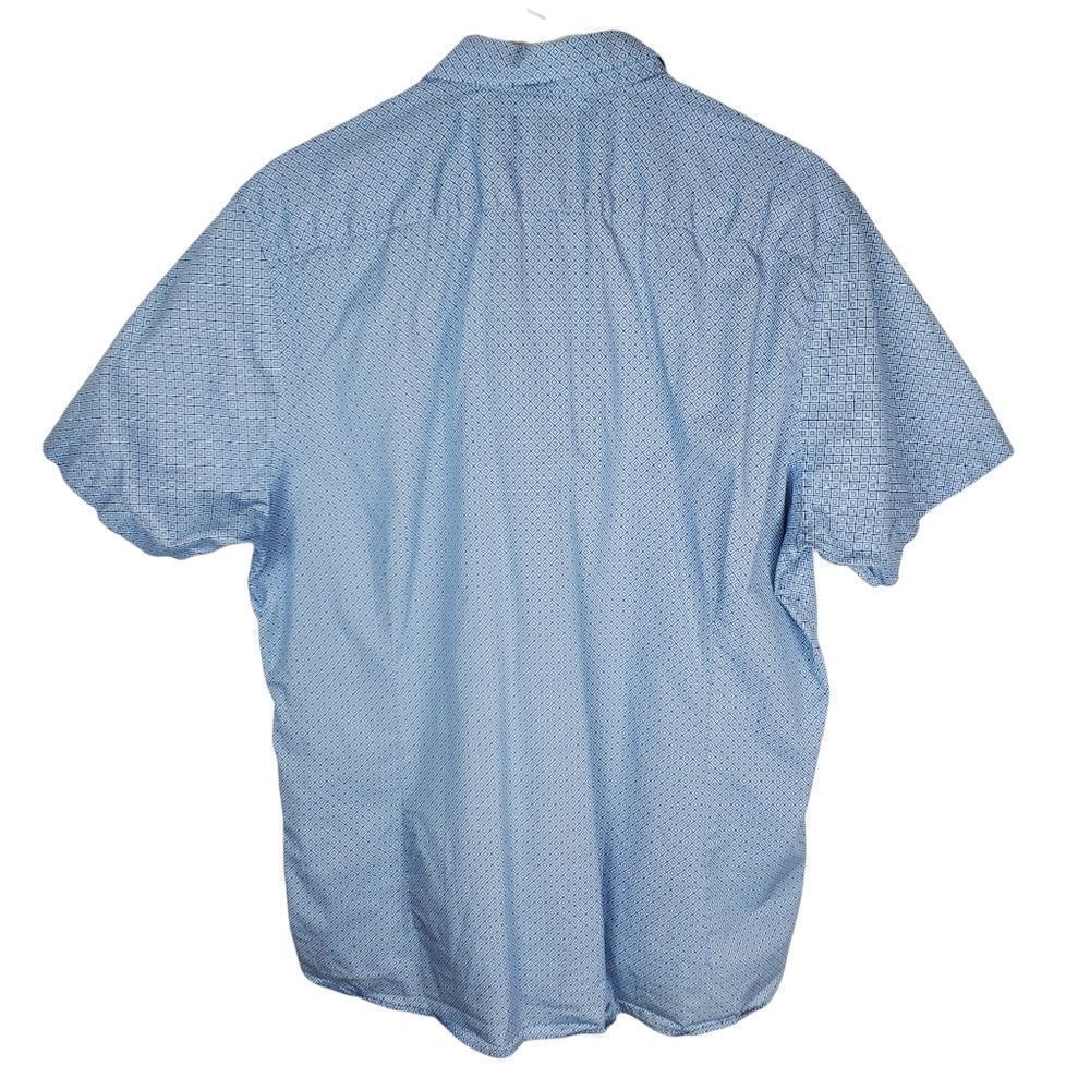 TED BAKER London 6 Short Sleeve Printed Button Down Shirt Collared Dress HIDRAGA - Picture 5 of 5